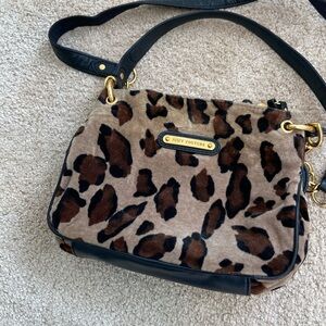Juicy Couture Velvet Leopard Purse